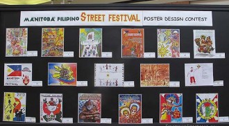 Who will win the major prize of $1,000 in the Manitoba Filipino Street Festival poster contest?