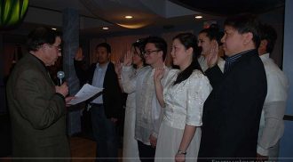 Seven Oaks Filipino Employees Association officers inducted into office