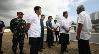 Officials inspect security measures at Quirino Grandstand