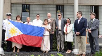 The 117th years of Philippine Independence celebrated with flag raisings, cultural shows and independence ball