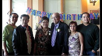 Letty Antonio celebrates her 75th birthday with families and friends