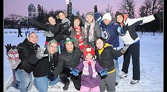 Winter is here! Lace up the skates!