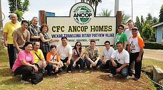 New homes and multipurpose hall blessed during Vickar-ANCOP mission to Camiguin
