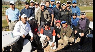 Golfers hitting the links early this year