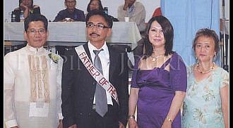 Filipino Seniors Group of Winnipeg celebrates father’s day Mario Rosario as Father of the Year 2010