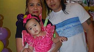 Christine Fernandez 1st birthday and christening