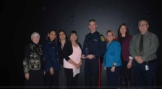 Staff Sgt. Andy Golebioski receives 1st Embracing Diversity Award