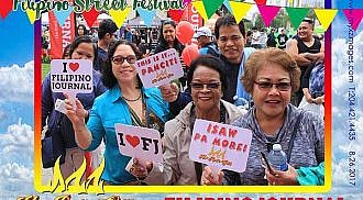 All Smiles During Street Festival