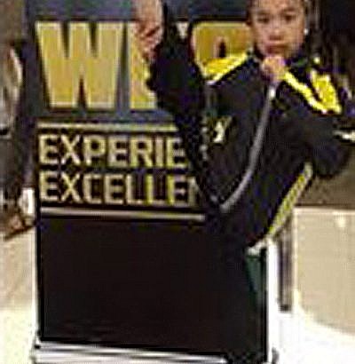 Miley Carino getting ready for World Karate Chmpionship in Dublin, Ireland
