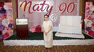 Naty Fernando celebrates her 90th birthday