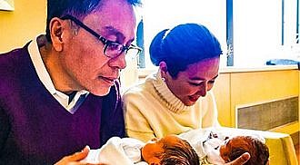 Korina & Mar Roxas welcome twins
