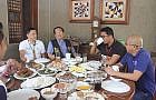 Rival senatorial bets lunch together at Escudero’s home