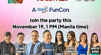 Party with the “Bubble Gang” at the GMA Pinoy TV FunCon this November 19!