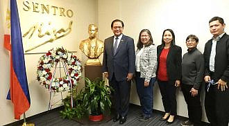 Wreath laying at Toronto PCG on the 126th Anniversary of the Martyrdom of Dr. Jose P. Rizal