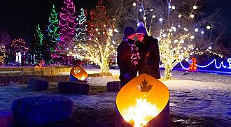 Zoo Lights are on at the Assiniboine Park Zoo