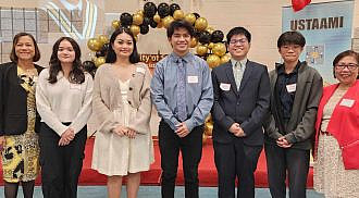 Five achievers receive scholarship fund and two bursary awards at the UST AAMI 45th Anniversary celebration